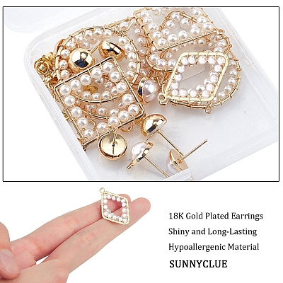 DIY Dangle Earring Making Kits DIY-SC0011-85G-1