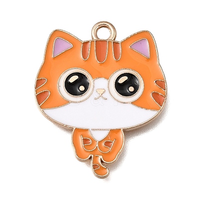 Alloy Enamel Pendants FIND-E047-02KCG-09-1