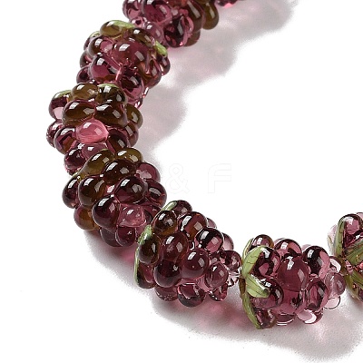 Handmade Lampwork Beads Strands LAMP-Q036-05D-1