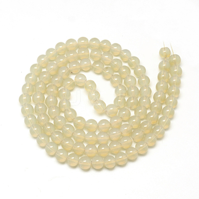 Baking Paint Glass Beads Strands X-DGLA-Q023-6mm-DB6-1