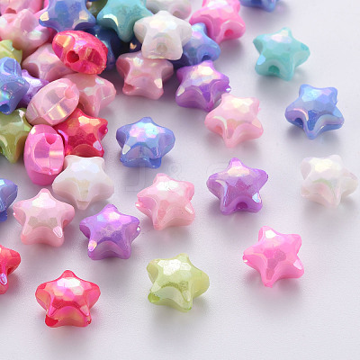Opaque Acrylic Beads TACR-S153-36I-1