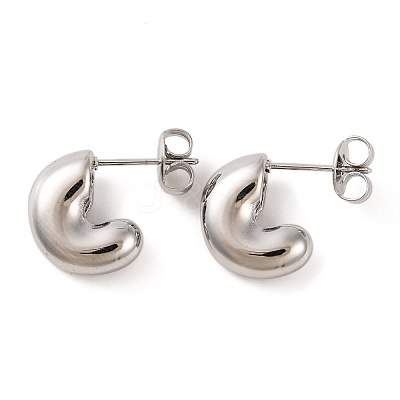 Non-Tarnish 304 Stainless Steel Stud Earrings EJEW-G395-21P-1