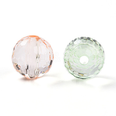 Transparent Acrylic Beads X-TACR-N019-02-1