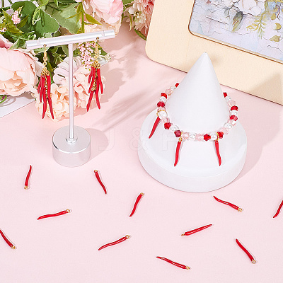 30Pcs Alloy Enamel Pendants FIND-SC0014-83-1