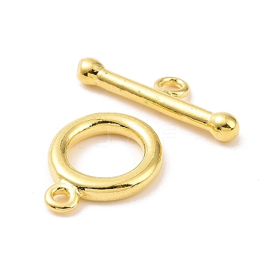 Brass Toggle Clasps X-KK201-G-1