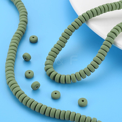 Handmade Polymer Clay Beads Strands CLAY-N008-105-1