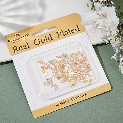 20Pcs Brass Chain Extender KK-BBC0016-37-1