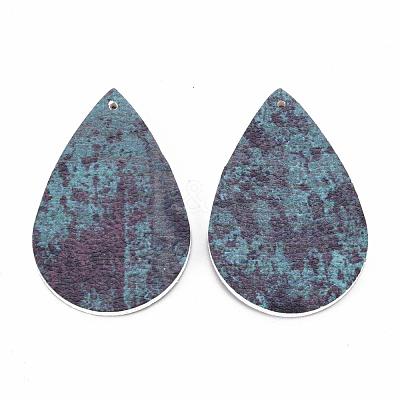 PU Leather Big Pendants X-FIND-T020-005-1