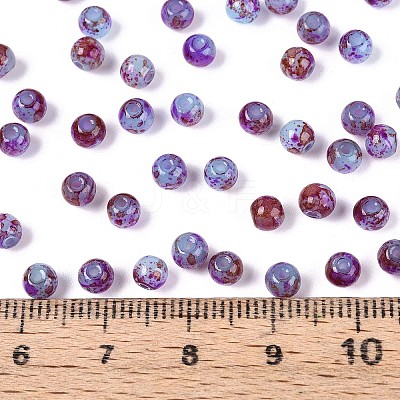 Baking Paint Glass Beads DGLA-T005-01A-09-1