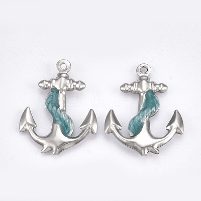 304 Stainless Steel Pendants STAS-T039-02A-1