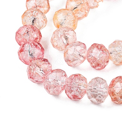 Transparent Glass Beads Strands GLAA-T023-4mm-A06-1