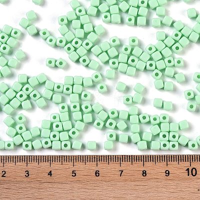 Opaque Acrylic Beads OACR-B025-06J-1