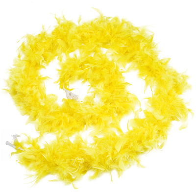 Turkey Feather Fluff Boa for Dancing DIY-WH0568-10B-1