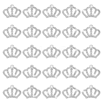 25Pcs Alloy Rhinestone Cabochons FIND-GA0007-48A-1