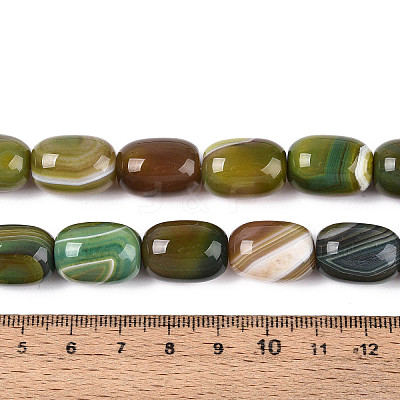 Natural Agate Beads Strands G-N356-02A-05-1