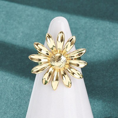 Brass Cuff Open Rings RJEW-Z129-02G-01-1