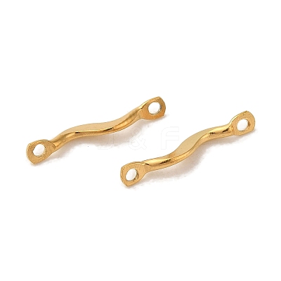 Ion Plating(IP) 304 Stainless Steel Links Connector Charms X-STAS-Q323-08G-1