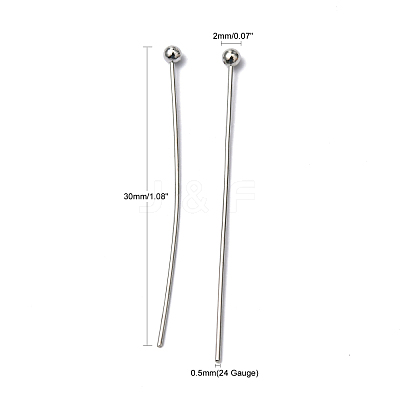 Brass Ball Head pins X-KK-R020-07P-1