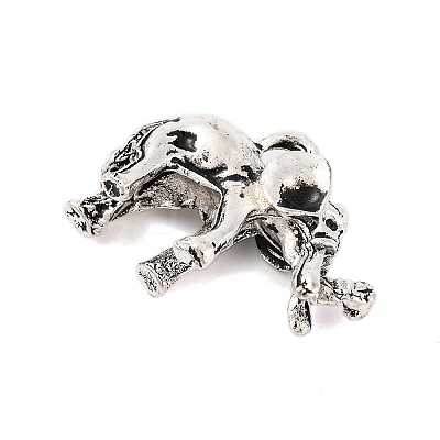 Tibetan Style Alloy Pendants X-TIBEP-E100-AS-1