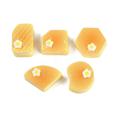 Resin Cabochons RESI-H166-12-1