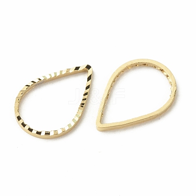 Brass Linking Rings KK-F831-017C-G-RS-1