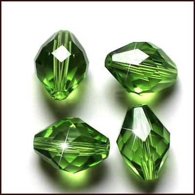 Imitation Austrian Crystal Beads SWAR-F054-11x8mm-16-1