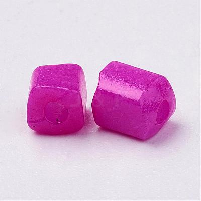 Cube Opaque Colours Glass Seed Beads SEED-R026-A06-1