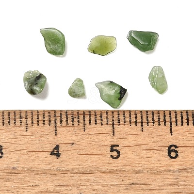 Natural Jade Beads Chip Beads G-Q193-06C-1