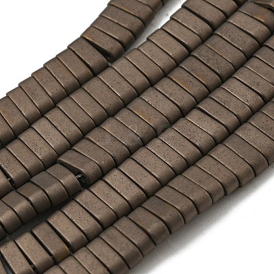 Electroplated Non-magnetic Synthetic Hematite Beads Strands G-C106-B01-09A-1