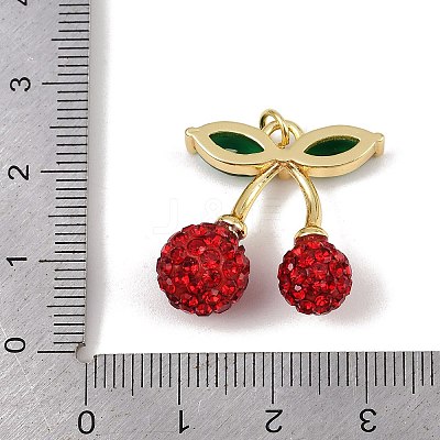 Brass Micro Pave Cubic Zirconia Pendants KK-H072-12G-01-1