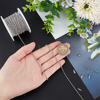 DIY Ball Chain Necklace Bracelet Making Kit DIY-BBC0001-70-1