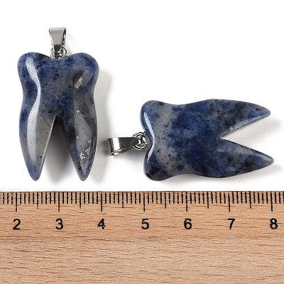 Natural Sodalite Pendants G-G115-01E-1