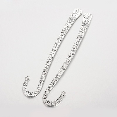 Tibetan Style Alloy Bookmark Findings PALLOY-K110-18AS-RS-1