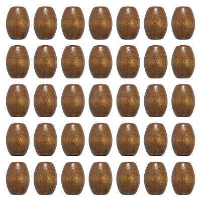 Spray Painted Natural Maple Wood Beads X-CD-TAC0003-01B-1