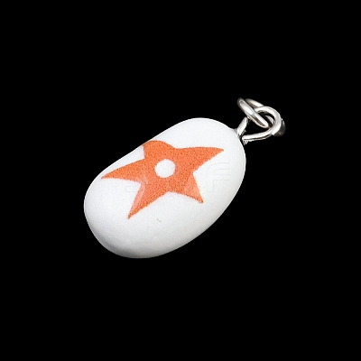 Brass Enamel Pendants KK-CBA10BC-03B-1