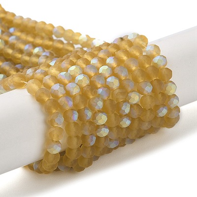 Transparent Glass Beads Strands EGLA-A034-T4mm-MB04-1
