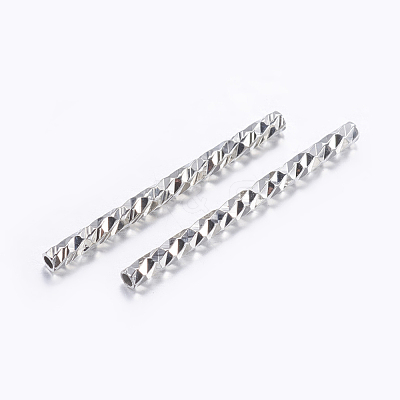 Brass Tube Beads KK-K197-B-35-1