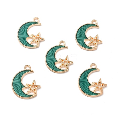 Alloy Enamel Pendants LS-ENAM-S121-061F-G-1