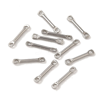 Non-Tarnish 304 Stainless Steel Connector Charms STAS-Q323-06A-P-1