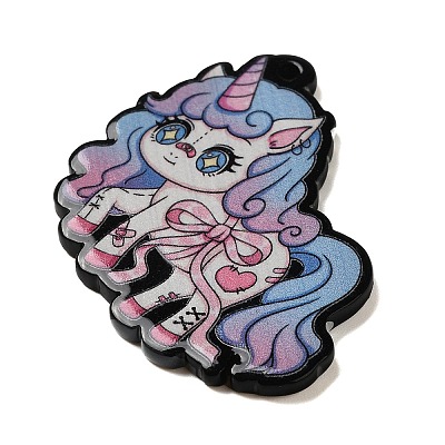 Halloween Acrylic Pendants OACR-O007-08C-1