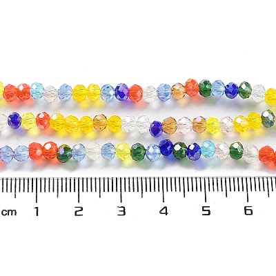 Glass Beads Strands EGLA-A034-M4mm-61-1