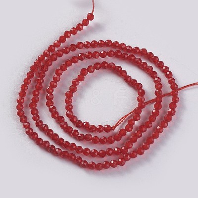 Glass Beads Strands EGLA-E057-02B-07-1
