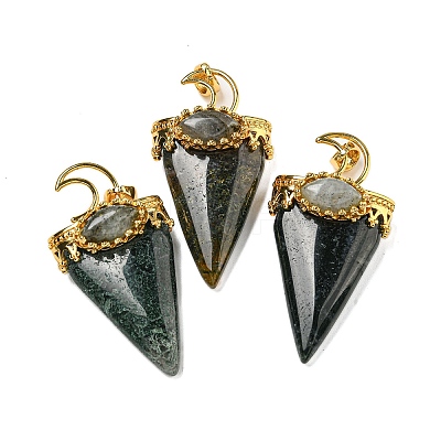 Natural & Synthetic Gemstone Big Pendants G-F639-06-G-1