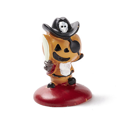 Halloween Theme Mini Resin Home Display Decorations DJEW-B005-05-1