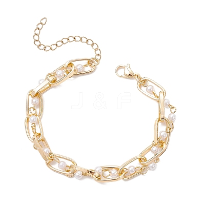 Aluminium Cable Chain Bracelets BJEW-JB12232-1