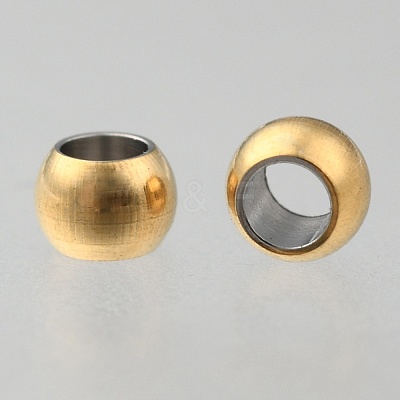 Ion Plating(IP) 304 Stainless Steel Spacer Beads STAS-L222-42A-G-1