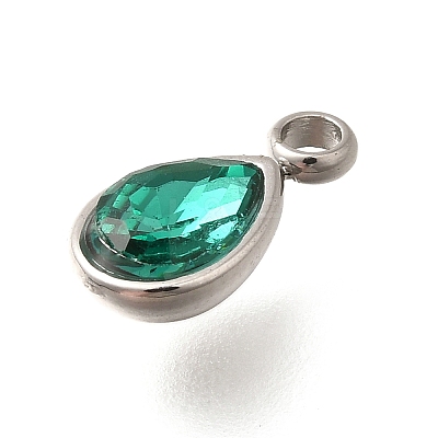 304 Stainless Steel Pendants STAS-Q346-04P-07-1
