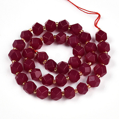 Natural Ruby Beads Strands G-T140-10-1