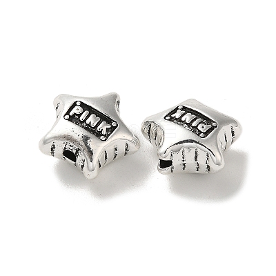 Tibetan Style Alloy Beads PALLOY-P302-01D-AS-1