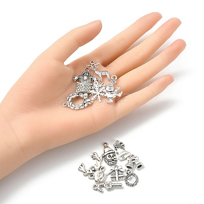 74Pcs 73 Style Tibetan Style Alloy Pendants FIND-YW0003-37-1